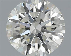 Picture of Natural Diamond 0.43 Carats, Round with Excellent Cut, I Color, VS1 Clarity and Certified by IGI