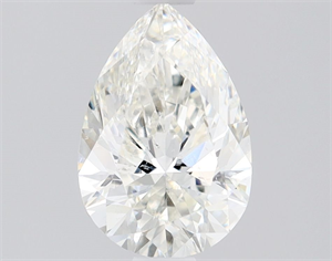 Picture of Natural Diamond 1.00 Carats, Pear with  Cut, I Color, SI1 Clarity and Certified by GIA