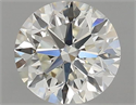 Natural Diamond 0.40 Carats, Round with Very Good Cut, K Color, VVS1 Clarity and Certified by GIA