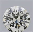 Natural Diamond 0.43 Carats, Round with Excellent Cut, I Color, VS1 Clarity and Certified by IGI