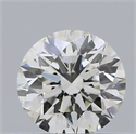 Natural Diamond 0.43 Carats, Round with Excellent Cut, G Color, VS2 Clarity and Certified by IGI