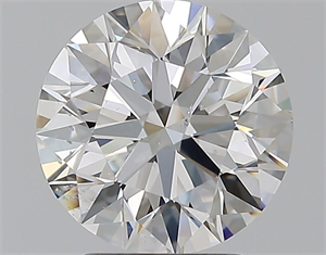 Picture of Natural Diamond 2.77 Carats, Round with Excellent Cut, F Color, SI1 Clarity and Certified by GIA