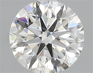 Picture of Natural Diamond 0.40 Carats, Round with Excellent Cut, H Color, VS2 Clarity and Certified by GIA