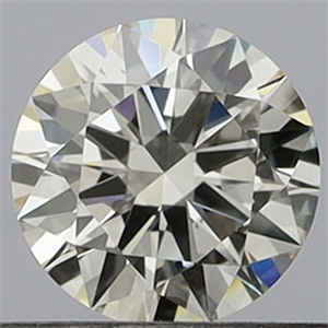 Picture of Natural Diamond 0.40 Carats, Round with Excellent Cut, H Color, VS2 Clarity and Certified by GIA