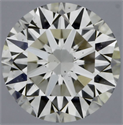 Natural Diamond 0.40 Carats, Round with Very Good Cut, K Color, SI1 Clarity and Certified by GIA