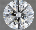 Natural Diamond 2.20 Carats, Round with Excellent Cut, H Color, VS1 Clarity and Certified by GIA