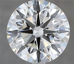 Picture of Natural Diamond 2.20 Carats, Round with Excellent Cut, H Color, VS1 Clarity and Certified by GIA