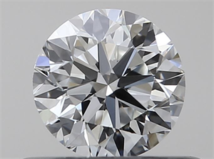 Picture of Natural Diamond 0.40 Carats, Round with Very Good Cut, G Color, VVS2 Clarity and Certified by GIA