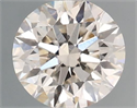 Natural Diamond 0.45 Carats, Round with Excellent Cut, J Color, VS1 Clarity and Certified by IGI