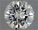 Natural Diamond 1.70 Carats, Round with Excellent Cut, H Color, IF Clarity and Certified by GIA