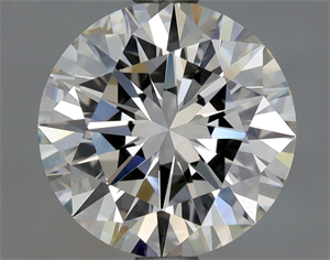 Picture of Natural Diamond 1.70 Carats, Round with Excellent Cut, H Color, IF Clarity and Certified by GIA