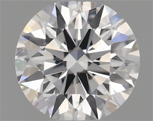 Picture of Natural Diamond 0.40 Carats, Round with Excellent Cut, E Color, SI2 Clarity and Certified by GIA