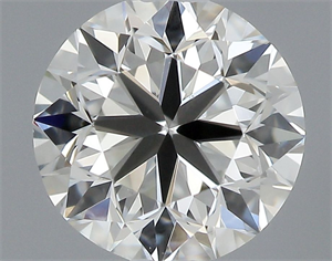 Picture of Natural Diamond 0.50 Carats, Round with Very Good Cut, I Color, VS2 Clarity and Certified by GIA