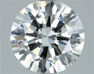 Picture of Natural Diamond 1.81 Carats, Round with Excellent Cut, D Color, VVS1 Clarity and Certified by GIA