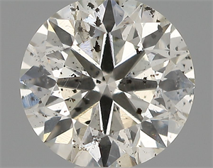 Picture of Natural Diamond 0.56 Carats, Round with Very Good Cut, I Color, SI2 Clarity and Certified by IGI