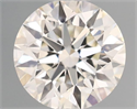 Natural Diamond 0.50 Carats, Round with Excellent Cut, I Color, VS1 Clarity and Certified by IGI