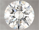 Natural Diamond 7.02 Carats, Round with Excellent Cut, H Color, VS2 Clarity and Certified by IGI