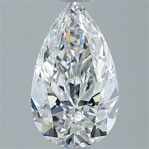 Picture of Natural Diamond 2.07 Carats, Pear with  Cut, D Color, VS2 Clarity and Certified by GIA