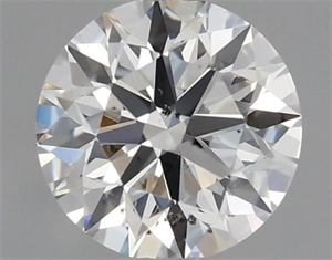 Picture of Natural Diamond 0.55 Carats, Round with Excellent Cut, I Color, SI1 Clarity and Certified by GIA