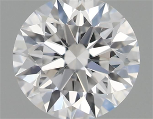 Picture of Natural Diamond 0.40 Carats, Round with Excellent Cut, D Color, VS2 Clarity and Certified by GIA