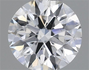 Picture of Natural Diamond 0.42 Carats, Round with Excellent Cut, F Color, VS2 Clarity and Certified by GIA