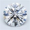 Natural Diamond 1.50 Carats, Round with Excellent Cut, D Color, VVS1 Clarity and Certified by GIA