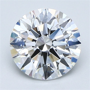 Picture of Natural Diamond 1.50 Carats, Round with Excellent Cut, D Color, VVS1 Clarity and Certified by GIA