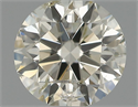 Natural Diamond 0.40 Carats, Round with Excellent Cut, K Color, SI2 Clarity and Certified by IGI