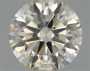 Picture of Natural Diamond 0.40 Carats, Round with Excellent Cut, K Color, SI2 Clarity and Certified by IGI