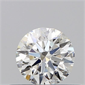 Natural Diamond 0.40 Carats, Round with Excellent Cut, I Color, VVS2 Clarity and Certified by GIA