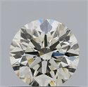 Natural Diamond 0.50 Carats, Round with Excellent Cut, J Color, VS1 Clarity and Certified by IGI