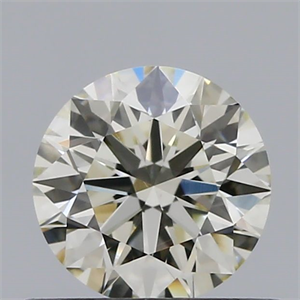 Picture of Natural Diamond 0.50 Carats, Round with Excellent Cut, J Color, VS1 Clarity and Certified by IGI