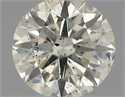 Natural Diamond 0.40 Carats, Round with Excellent Cut, J Color, SI2 Clarity and Certified by IGI