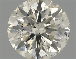 Picture of Natural Diamond 0.40 Carats, Round with Excellent Cut, J Color, SI2 Clarity and Certified by IGI