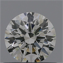 Natural Diamond 0.52 Carats, Round with Excellent Cut, H Color, I1 Clarity and Certified by GIA