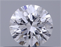 Natural Diamond 0.42 Carats, Round with Excellent Cut, D Color, VS2 Clarity and Certified by GIA