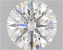 Natural Diamond 0.47 Carats, Round with Excellent Cut, G Color, SI1 Clarity and Certified by GIA