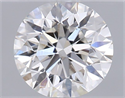 Natural Diamond 0.40 Carats, Round with Excellent Cut, H Color, VS2 Clarity and Certified by GIA