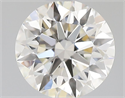 Natural Diamond 0.55 Carats, Round with Excellent Cut, K Color, VS2 Clarity and Certified by GIA