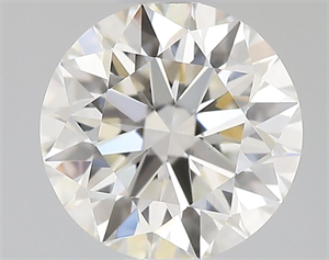 Picture of Natural Diamond 0.55 Carats, Round with Excellent Cut, K Color, VS2 Clarity and Certified by GIA