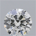 Natural Diamond 0.40 Carats, Round with Excellent Cut, F Color, SI2 Clarity and Certified by IGI