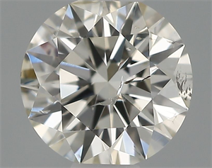 Picture of Natural Diamond 0.40 Carats, Round with Excellent Cut, I Color, SI2 Clarity and Certified by IGI