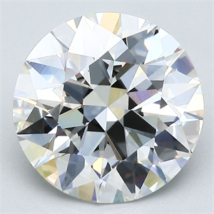 Picture of Natural Diamond 3.21 Carats, Round with Excellent Cut, H Color, VVS1 Clarity and Certified by GIA