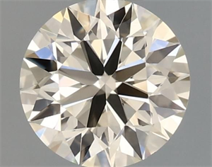 Picture of Natural Diamond 0.41 Carats, Round with Excellent Cut, J Color, VVS2 Clarity and Certified by IGI