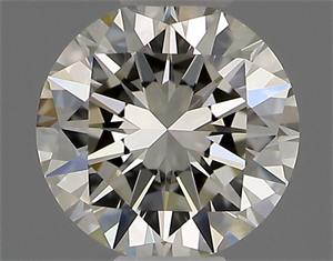 Picture of Natural Diamond 0.41 Carats, Round with Very Good Cut, I Color, VVS1 Clarity and Certified by IGI