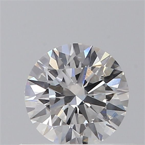 Picture of Natural Diamond 0.40 Carats, Round with Excellent Cut, E Color, SI2 Clarity and Certified by GIA