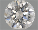 Natural Diamond 0.40 Carats, Round with Excellent Cut, F Color, SI2 Clarity and Certified by IGI