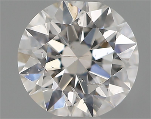 Picture of Natural Diamond 0.40 Carats, Round with Excellent Cut, F Color, SI2 Clarity and Certified by IGI