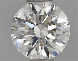 Picture of Natural Diamond 0.44 Carats, Round with Excellent Cut, H Color, VVS2 Clarity and Certified by GIA