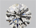 Natural Diamond 0.41 Carats, Round with Excellent Cut, J Color, VVS1 Clarity and Certified by GIA